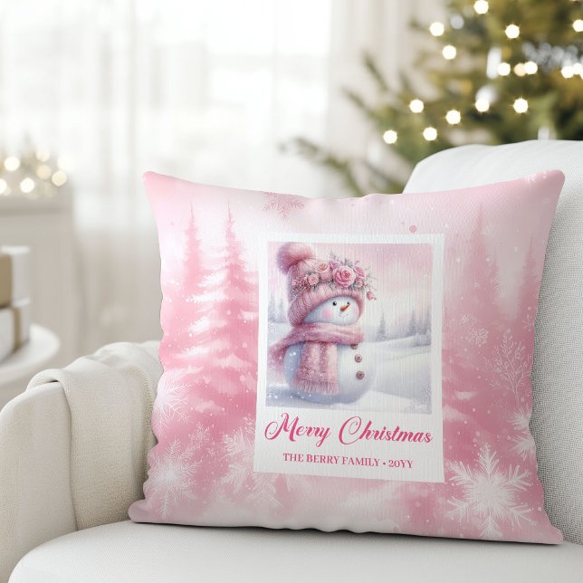 Almofada Enchanting Pinkmas Forest Scene Kids Pillow Gift (Enchanting Pinkmas Forest Scene Kids Pillow Gift)