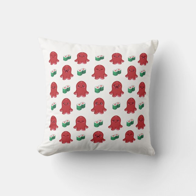 Almofada Enchido bonito com Travesseiro Roll Sushi (Frente)