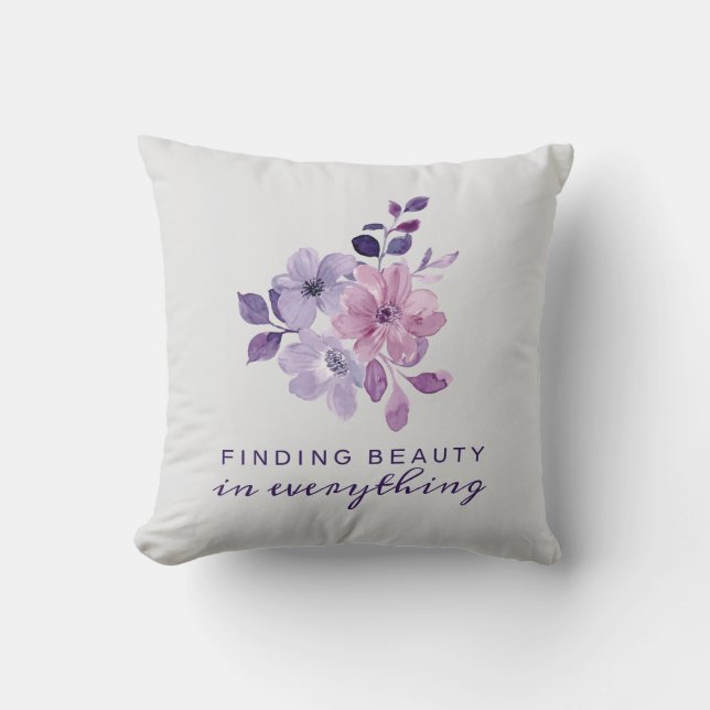 Almofada Encontrar Beleza Em Tudo (Frente)