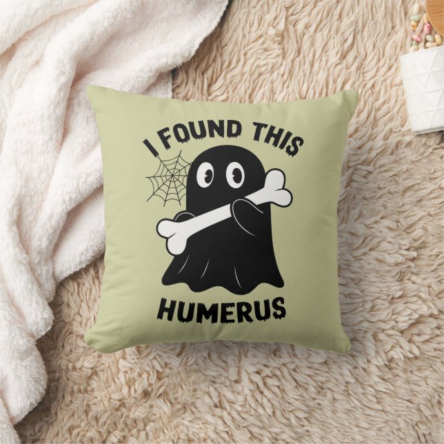 Almofada Encontrei Este Fantasma de Halloween Humerus (Cobertor)