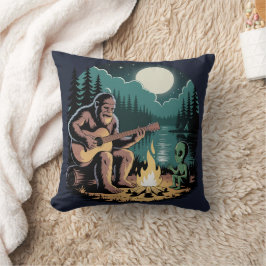 Almofada Encontro Paranormal de Bigfoot Alien UFO Críptido