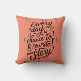 Almofada Encorajando a crença em seu Design de mensagem