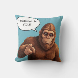Almofada Encorajar o Pé-Grande Acredita em VOCÊ