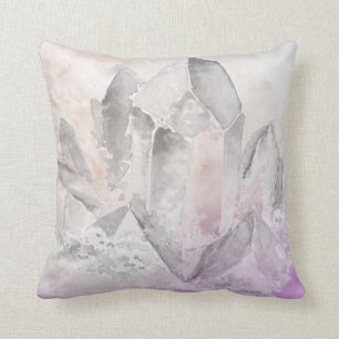Almofada Energia Amethyst da cura de cristal do falso de