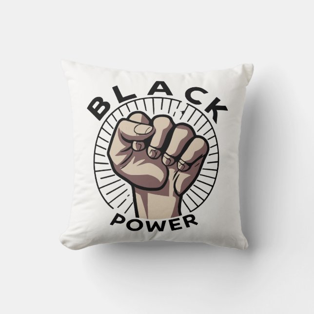 Almofada Energia Preta Afrocêntrica (Frente)