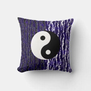 Almofada Energia Zen Yin Yang Azul Tranquilidade
