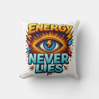 Almofada Energy Never Lies – Electric Eye Power Logo Design
