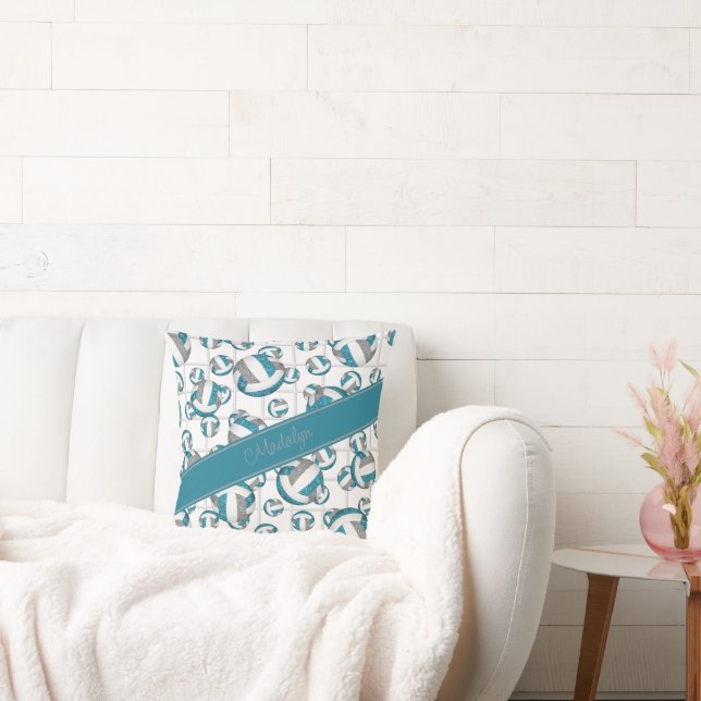 Almofada Ênfase líquida do vuliche da cinza teatral (Sofá)