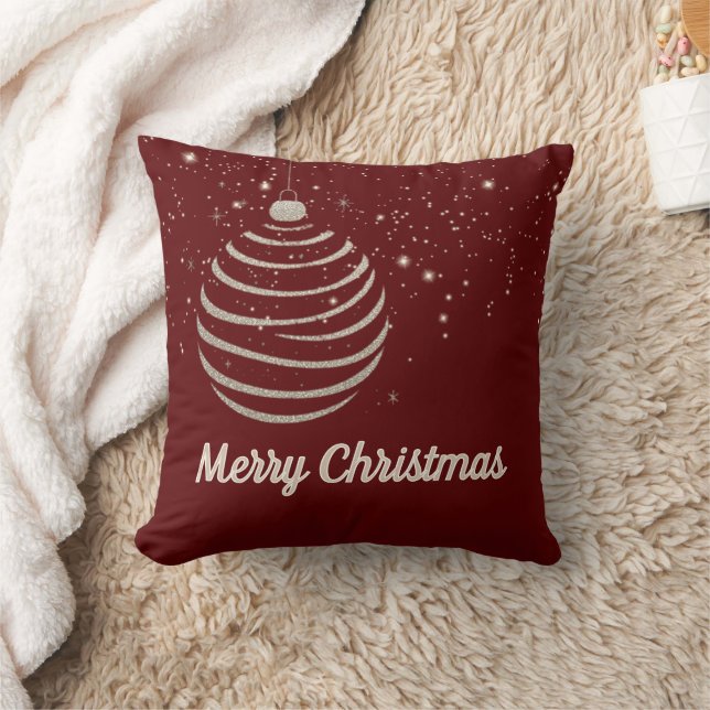 Almofada Enfeite de Natal Brilhante (Cobertor)