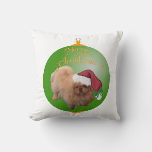 Almofada Enfeite de Natal Pequinês