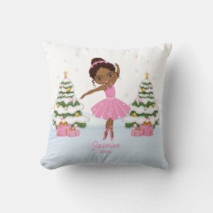 Almofada Enfeites de natal Afro-Americanos Ballerina