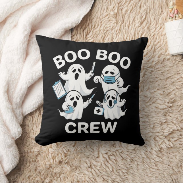 Almofada Enfermeira de Halloween, Gift Boo Boo Crew Nurse (Cobertor)