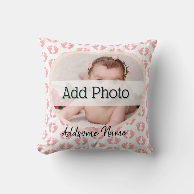 Almofada Enfermeiro Bonito Coração Cor-de-Rosa Foto, impres (Frente)