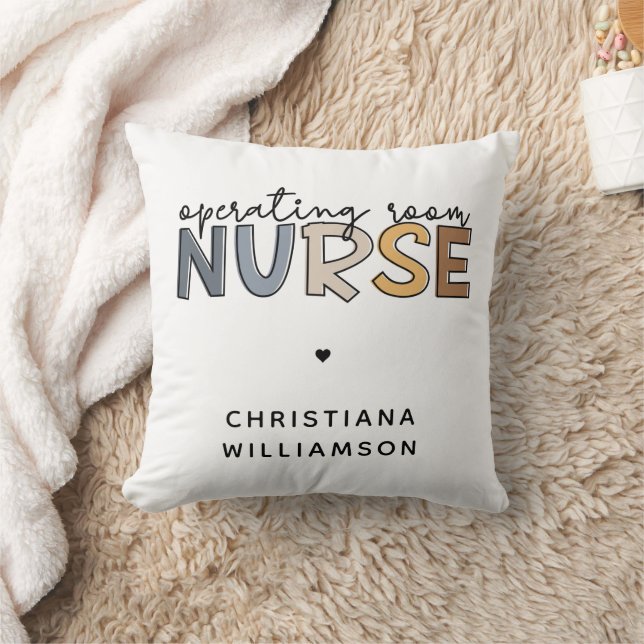 Almofada Enfermeiro Da Sala Operacional Personalizada OU Ap (Cobertor)