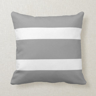 Almofada Enfumaçado Cinza e Travesseiro decorativo com barr
