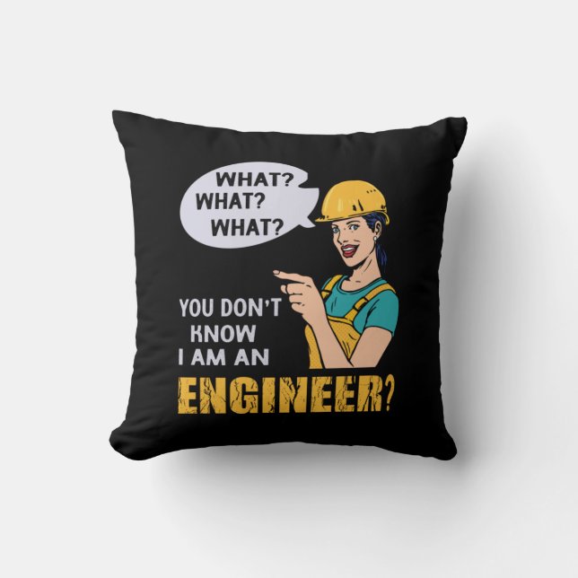 Almofada Engineer I Am An Engineer (Frente)