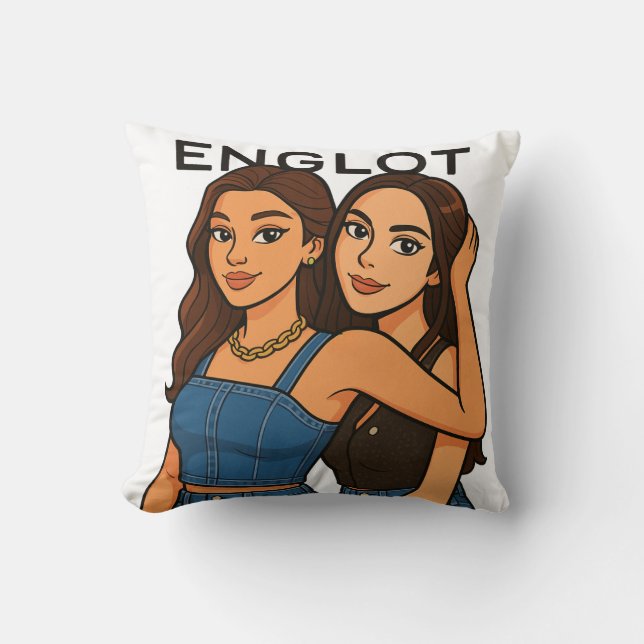 Almofada Englot Thai GL Enviado Casal Engfa e Charlotte (Frente)