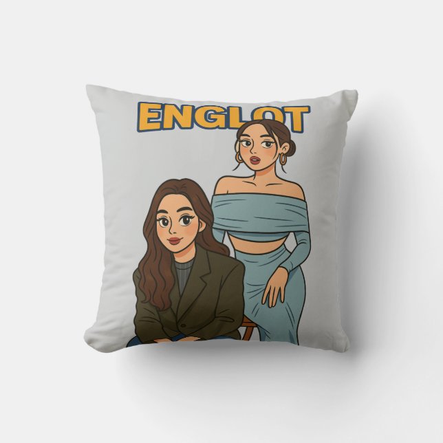 Almofada Englot Thai GL Ship Couple, Engfa and Charlotte (Frente)