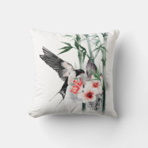 Engolir com Bambu e flores Clássica