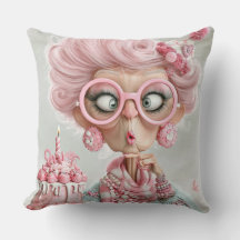 Engraçada Rosa Sassy Envelhecendo