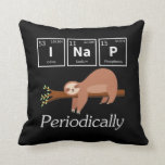 Almofada Engraçada Science Pun Chemistry Sloth Nap Lover<br><div class="desc">Engraçada Science Pun Chemistry Sloth Nap Lover. Cientista Hilário e Presente Químico.</div>