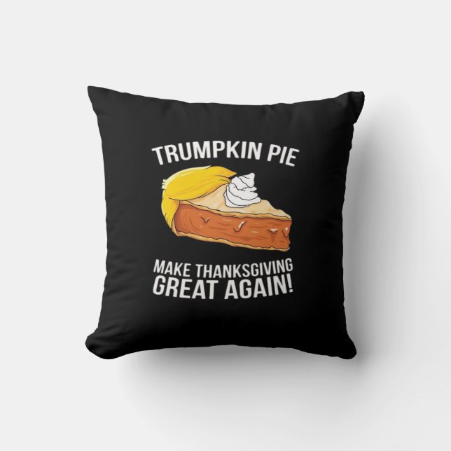 Almofada Engraçada Torta De Trumpkin Faz Excelente De Ação  (Frente)