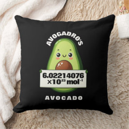 Almofada Engraçado Avocado de Avogadro