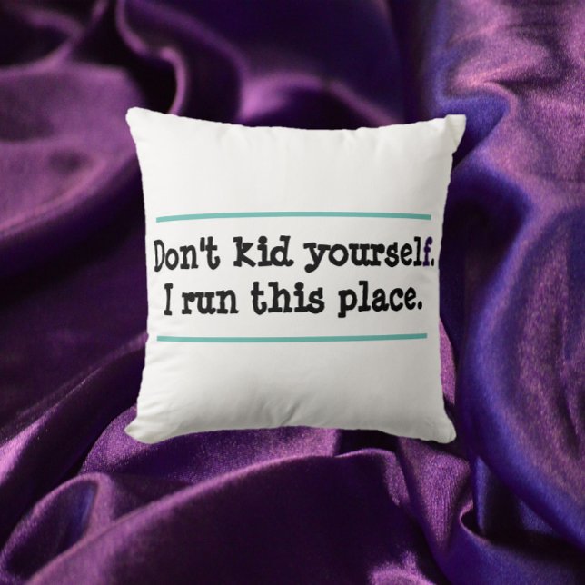 Almofada Engraçado Citação Que Faço Este Travesseiro decora (Bookmark my store! https://www.zazzle.com/store/capricepetit)