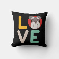 Engraçado Eu Adoro Miniatura Schnauzer Eu Coração 