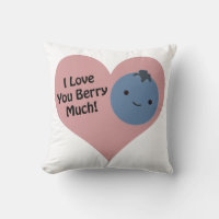 Engraçado Eu Te Amo Muito Bonito Kawaii Blueberry