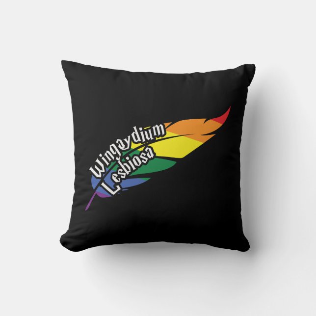 Almofada Engraçado LGBTQ | Brincar Com Palavras | Orgulho | (Frente)