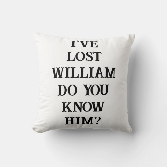 Almofada Engraçado Livro Personalizado Perdeu Bolas de Golf (Frente)