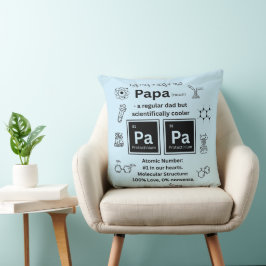 Almofada Engraçado Pai de Ciências Presente de Química do D