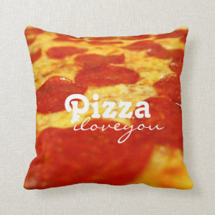 Almofada Engraçado Pepperoni Cheese Pizza Addicto Comida Rá