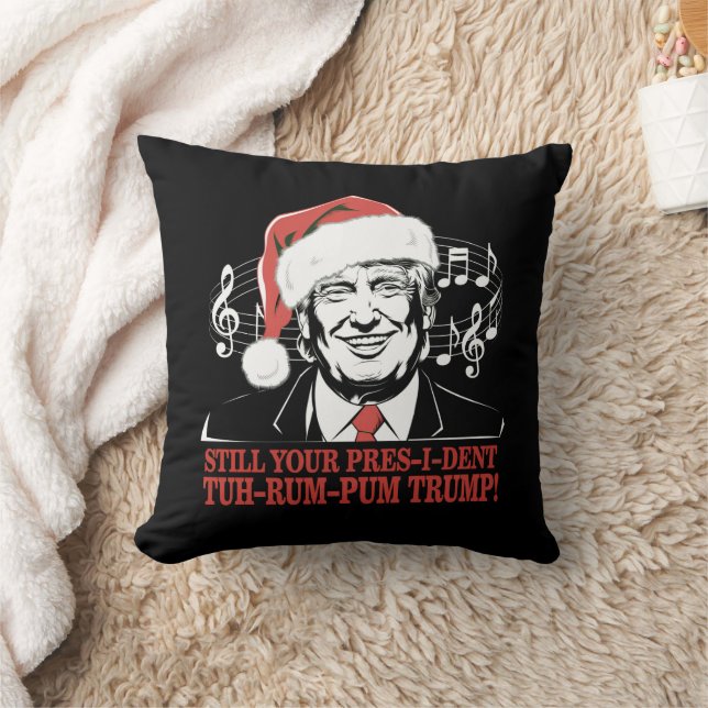 Almofada Engraçado Presidente Trump Pajamas Ugly Xmas (Cobertor)