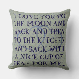 Almofada Engraçado Romântico Cotidiano Chá Love Cote Man