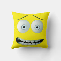 Engraçado Travesseiro decorativo Surpreendido