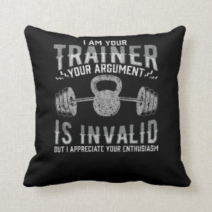 Almofada Engraçado Treinamento em Gym Workout Treinamento
