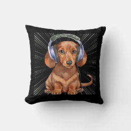 Almofada Engraçado Weiner Cachshund cão