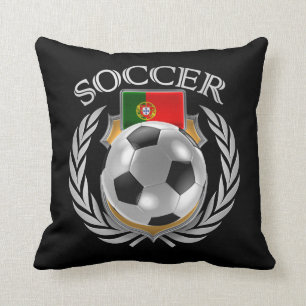 Almofada Engrenagem do fã do futebol 2016 de Portugal
