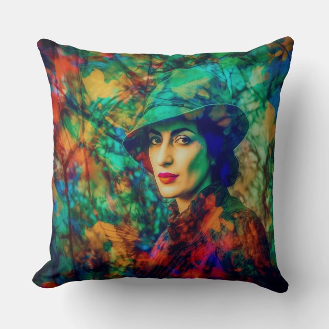 Almofada Enigma no outono (Frente)