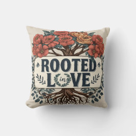 Almofada Enraizado no Amor