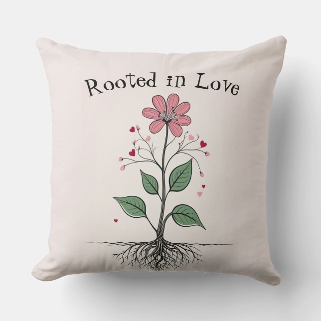 Almofada Enraizado no Amor (Frente)