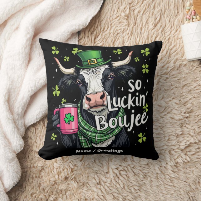 Almofada Então, Luckin'Boujee Retro Rua. (Cobertor)