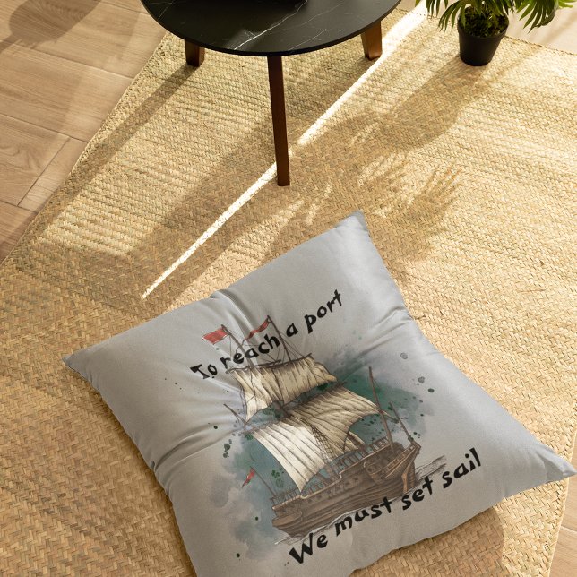 Almofada Entrega Desenhada À Mão Em Onda De Arco Em Plano D (Criador carregado)