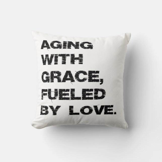 Almofada Envelhecimento: a forma da natureza de dizer "até  (Frente)