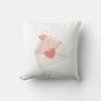 Almofada Envelope de Carta de Amor do Dia dos Namorados em