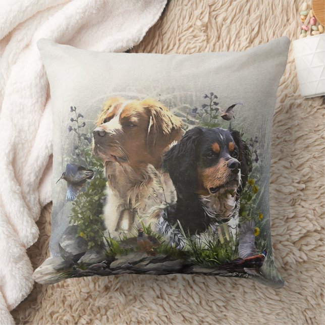 Almofada Epagneul Breton, Bretanha Spaniel (Cobertor)