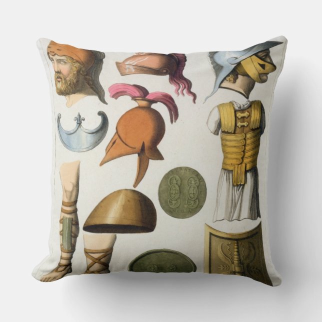 Almofada Equipamento militar romano, 'de Le Traje Ancien (Frente)