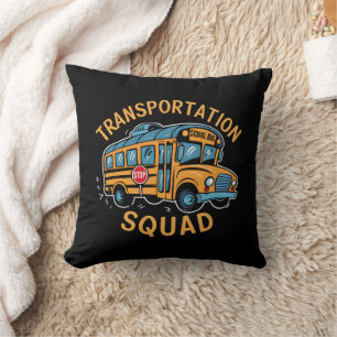 Almofada Equipe de Transporte de Motorista de Ônibus Escola
